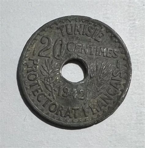 Pi Ce Centimes Tunisie Protectorat Fran Ais Ttb Eur