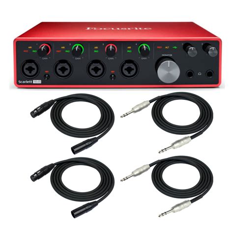 Focusrite Scarlett I Rd Gen X Usb Audio Interface With Xlr And