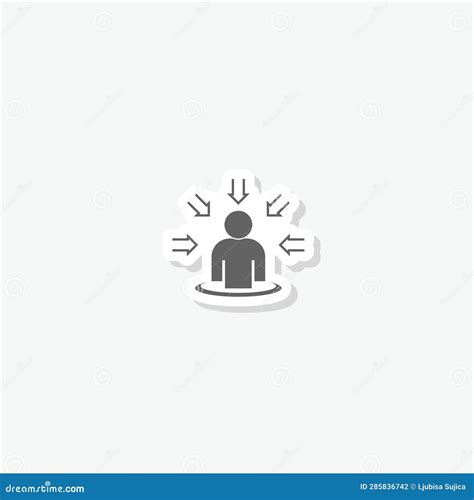 Centric Consumer Icon Set Client Focus Approach Vector Symbol