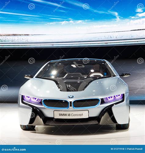 Bmw I8 Concept Car Editorial Stock Photo Image Of Exhibition 21371918