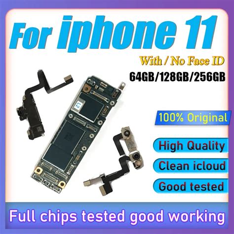 Original-Clean-iCloud-Mainboard-For-iphone-11-Motherboard-With-System ...