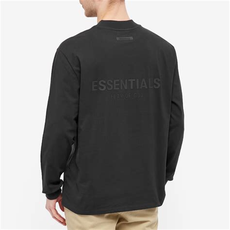 Fear Of God Essentials Long Sleeve Tee Stretch Limo End Kr