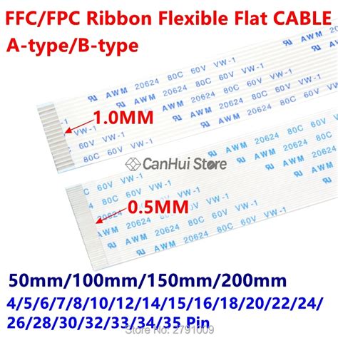 C Ble Plat Flexible Ffc Fpc Pi Ces Mm Mm Contact