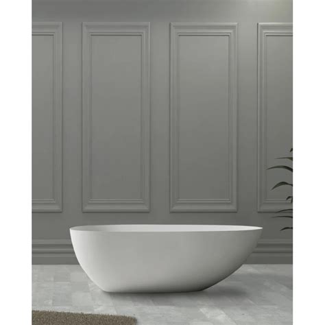 Ванна из литьевого мрамора 160x75 см Abber Stein AS9611-1.6 (арт ...