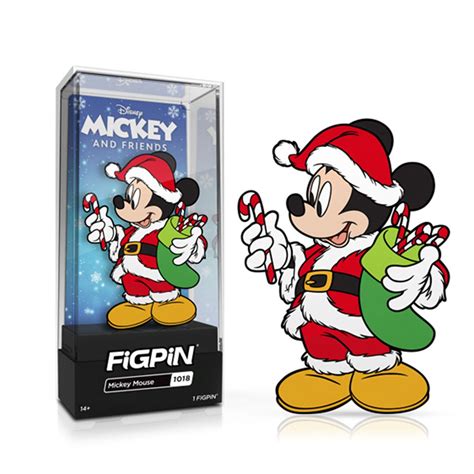 Mickey And Friends Holiday Mickey Mouse Figpin Inch Enamel Pin