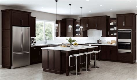 Espresso Shaker Kitchen Cabinets Kitchen Cabinet Depot