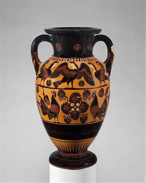 Terracotta Neck Amphora Jar Attributed To The Painter Of The