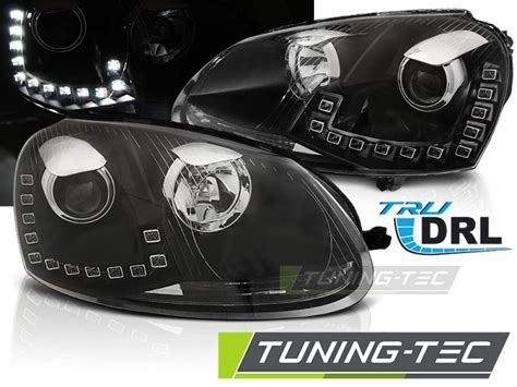 Купить LPVWM6 Фары передние Devil Eyes Black на VW Jetta V в наличии