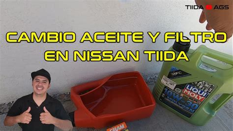 Cambio De Aceite En Nissan Tiida YouTube