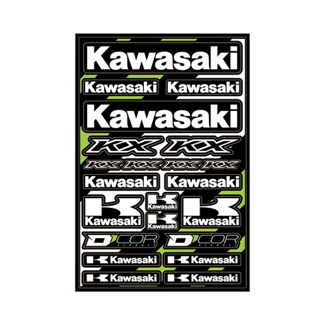 D Cor Visuals Kawasaki Cor Decal Sheet Konquer Motorcycles