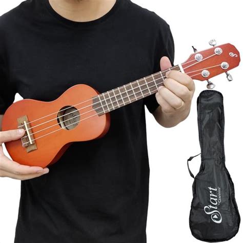 Ukulele Soprano Ac Stico Iniciante Giannini Uks Ns Natural Fosco