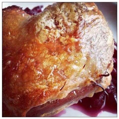 The Game Bird Food Chronicles Duck Confit With Braised Red Cabbage