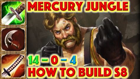 Smite How To Build Mercury Mercury Jungle Build Season 8 Conquest