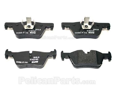 BMW Brake Pad Set Genuine BMW 34 21 6 873 093 34216873093 34 21 6 873