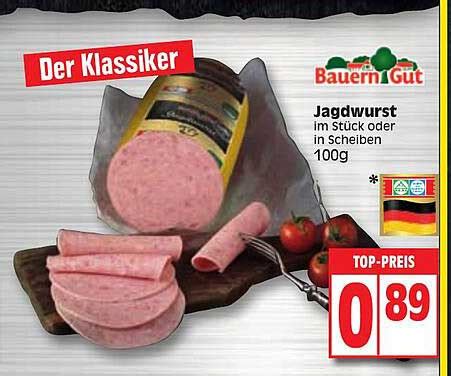 Bauerngut Jagdwurst Angebot Bei Edeka