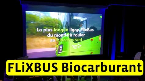 Lancement La Plus Grande Ligne FLiXBUS Roulant Au Biocarburant Entre