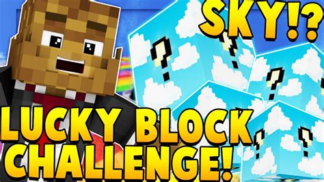 Sky Lucky Block Mod Challenge Race Minecraft Lucky Block Mod