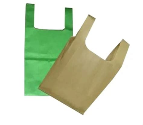 Plain Non Woven U Cut Bag For Shopping Rs 160 Kg S B Ecomatics Id