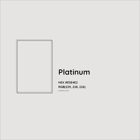 About Platinum - Color codes, similar colors and paints - colorxs.com