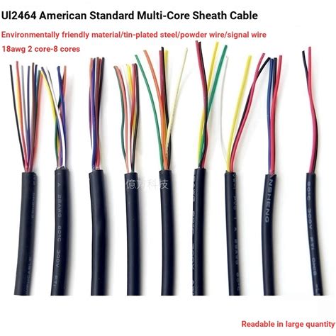 UL2464 Multi Core Sheath Power Cord 18AWG Tinned Copper USB Signal