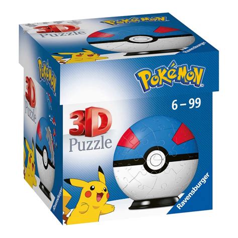 Ravensburger Puzzle D Kula Pokemon Niebieska Elementy