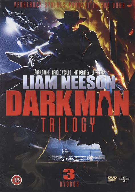 Darkman Trilogy 3 Disc Uk Sam Raimi Med Liam Neeson Och