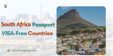 South Africa Passport Visa Free Countries