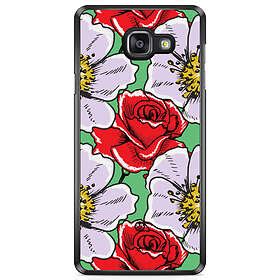 Bjornberry Samsung Galaxy A Skal R Tt Vitt Blomster Fr N