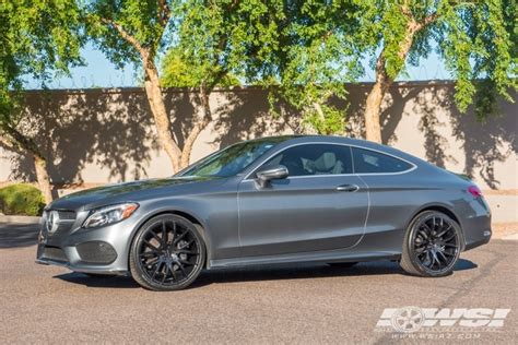 2017 Mercedes Benz C Class Coupe With 20 Giovanna Kilis In Gloss Black