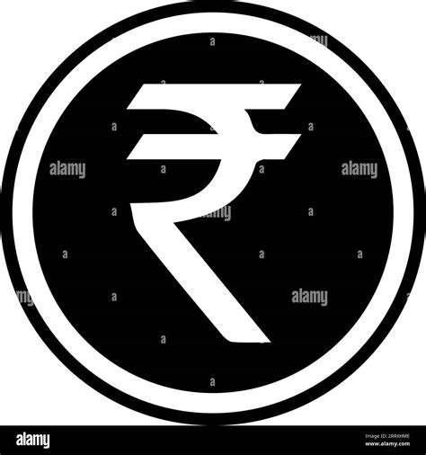 Currency Symbol India Indian Rupee Vector Rupee Sign Inr Stock Vector