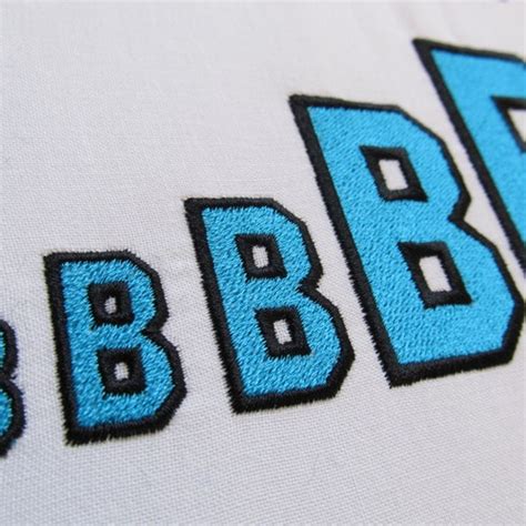 Varsity Collegiate Collegiate Block Type Font Machine - Etsy