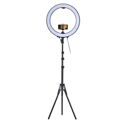 Andoer Inch K Led Video Light Dimmable Photography Ring Fill