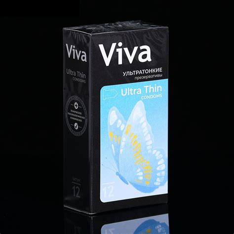 Презервативы Viva Ультратонкие, 12 шт — купить в интернет-магазине OZON ...