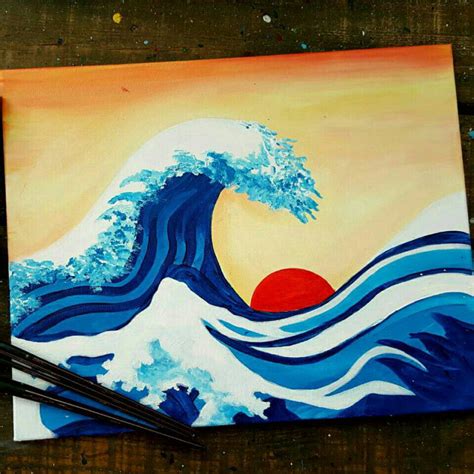 The Great Wave of Hokusai – Paintbar Bangkok