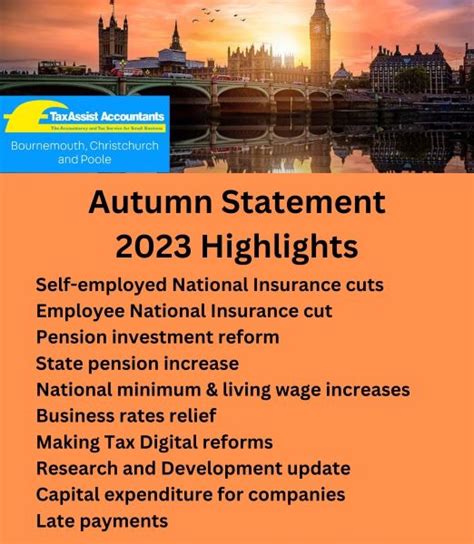 Autumn Statement 2023 Highlights