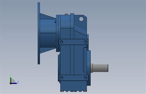 F Am轴输入型平行轴 斜齿轮减速电机[f37 Y90 8 01 M1] Solidworks 2018 模型图纸下载 懒石网