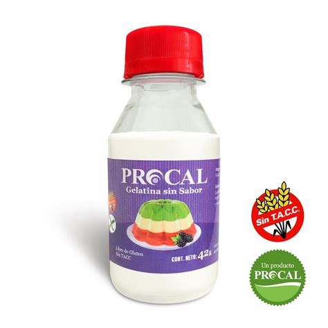 Gelatina Sin Sabor Frasco 42gr PROCAL RECOR SRL