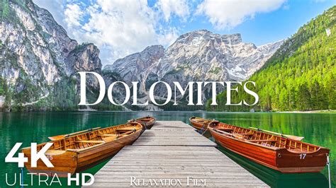 Dolomites Italy 4k • Scenic Relaxation Film With Peaceful Relaxing