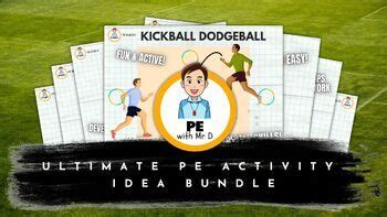 pe activity bundle  ideas  instructions diagrams  pe buddy