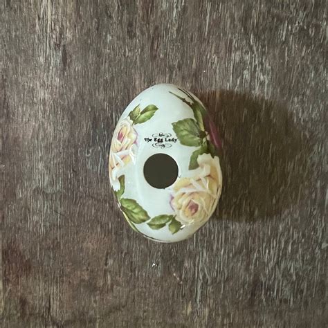 The Egg Lady Vintage Ceramic Easter Egg Cracker Barrel Easter Egg Etsy