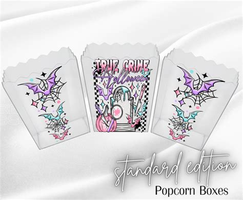 True Crime Halloween Popcorn Decals Set Of 3 BOSS Babe Wholesale