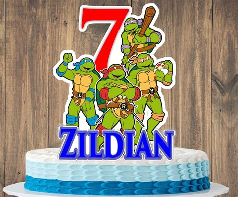 Teenage Mutant Ninja Turtle Cake Topper Ebay