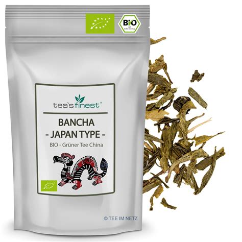 tea s finest Grüner Tee Bancha Japan Type BIO 250 Gramm Amazon