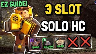 Slot Solo Hardcore Easy Guide Tds Tower Defense Simulator Mp Mp