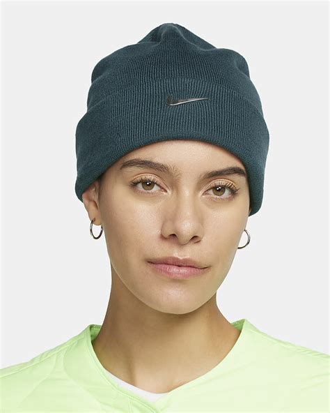 Nike Peak Standard Cuff Metal Swoosh Beanie Nike Pt