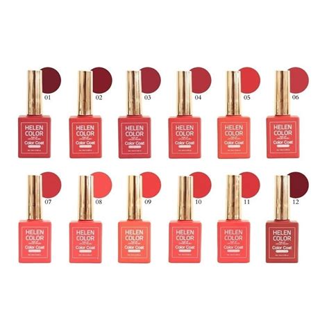 Cole O Fashion Red Nude Esmaltes Em Gel Unhas Helen Color Tons Vermelho Shopee Brasil