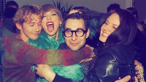 Taylor Swift Wore A Teal Dress To A Grammys After Party