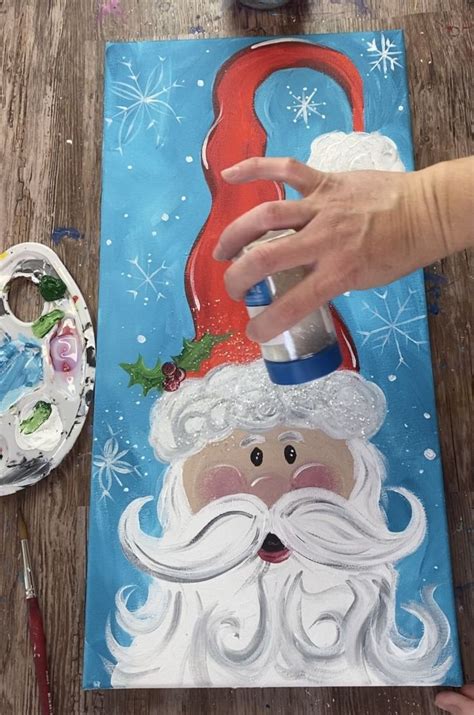 How To Paint A Jolly Whimsical Santa Step By Step Painting In 2022