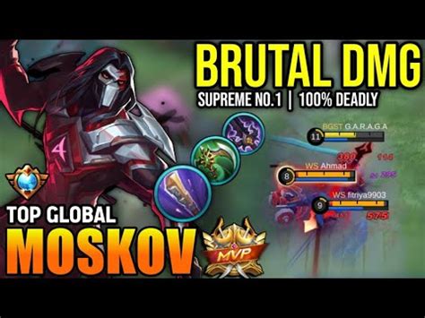 Moskov Best Build Top Global Moskov Gameplay Mobile Legends