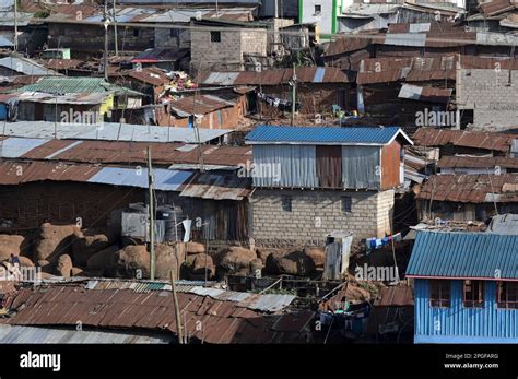 KENYA, Nairobi, Kibera slum / KENIA, Nairobi, Slum Kibera Stock Photo ...